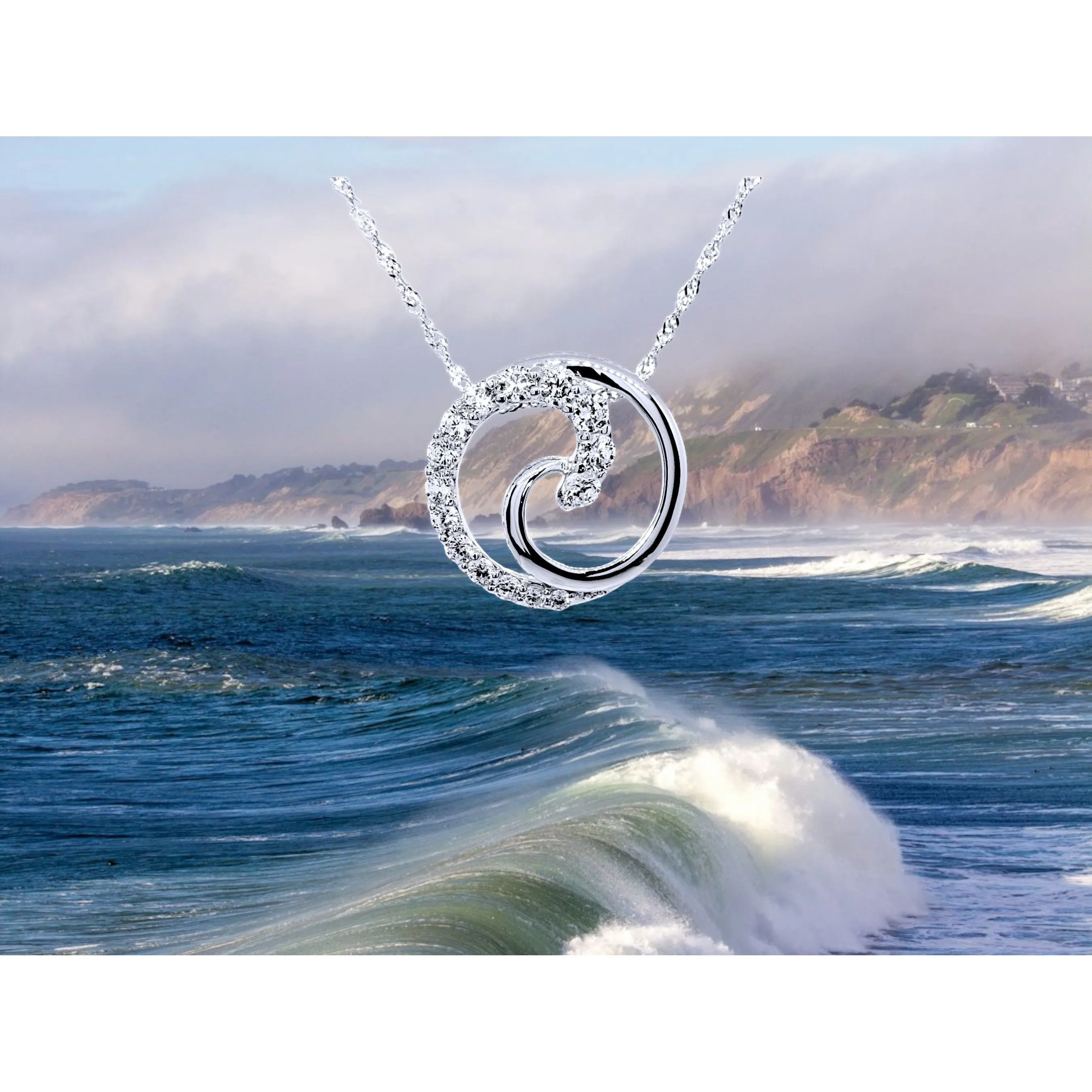 Ocean Wave Necklace