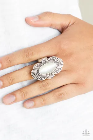 Oceanside Oracle White Ring