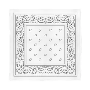 Paisley Personalized Square Bandanas