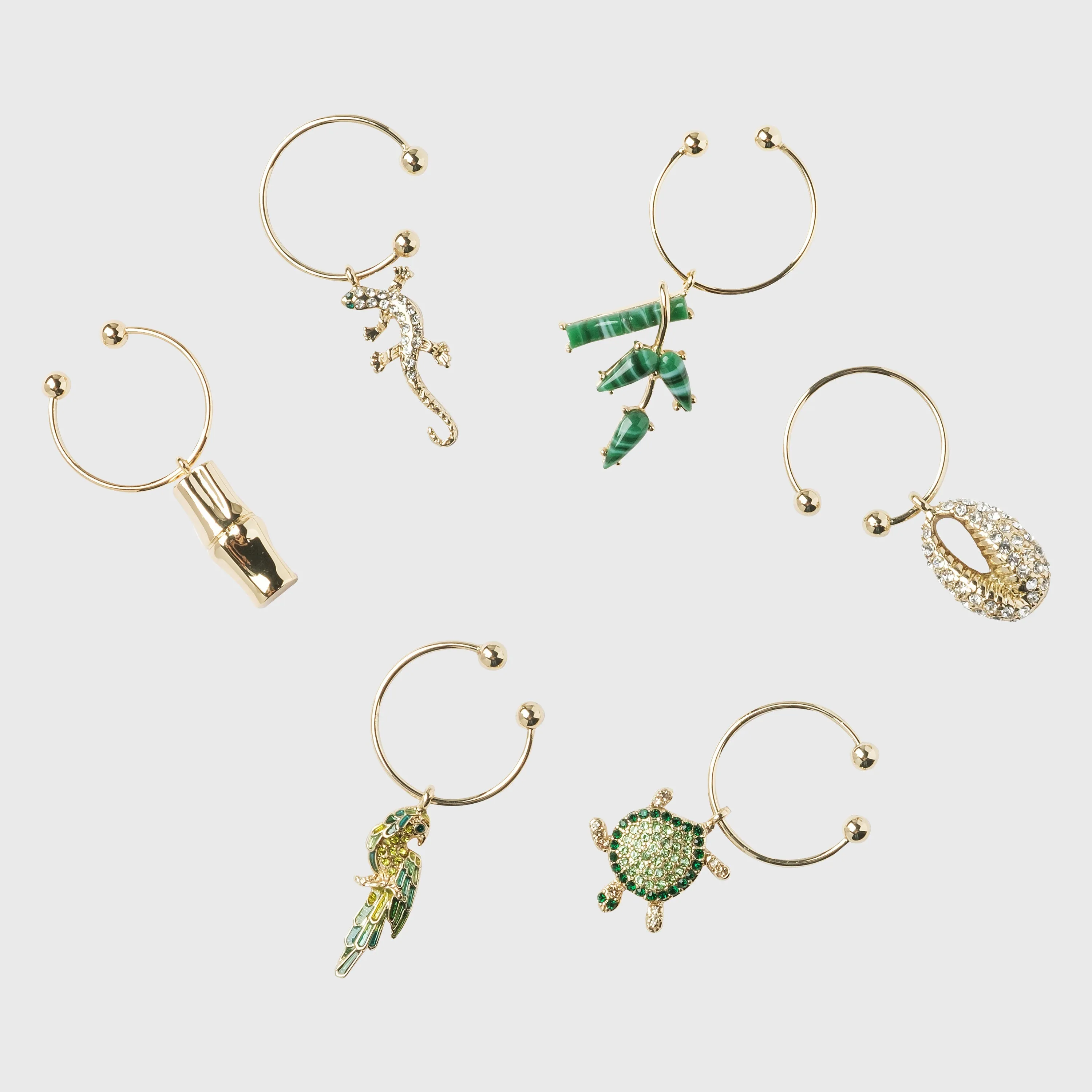 Palm Beach wine charms