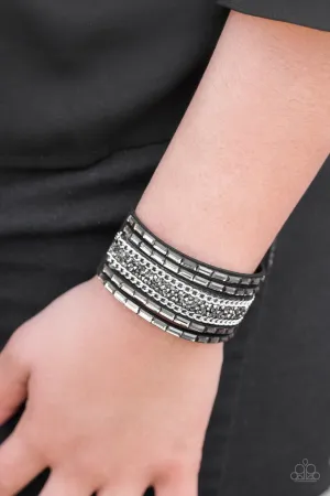 Paparazzi Bracelet ~ Less Bitter, More Glitter! - Black