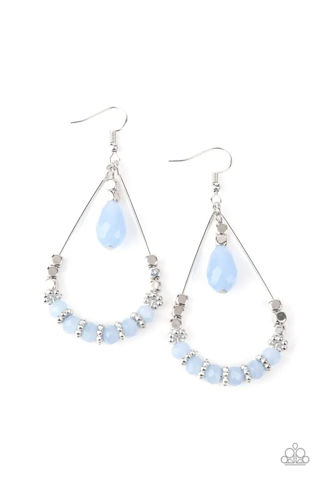 Paparazzi Earring ~ Lovely Lucidity - Blue