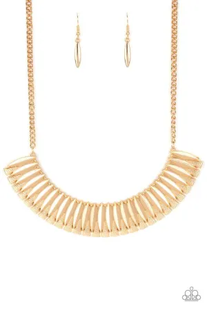 Paparazzi Necklace ~ My Main MANE - Gold