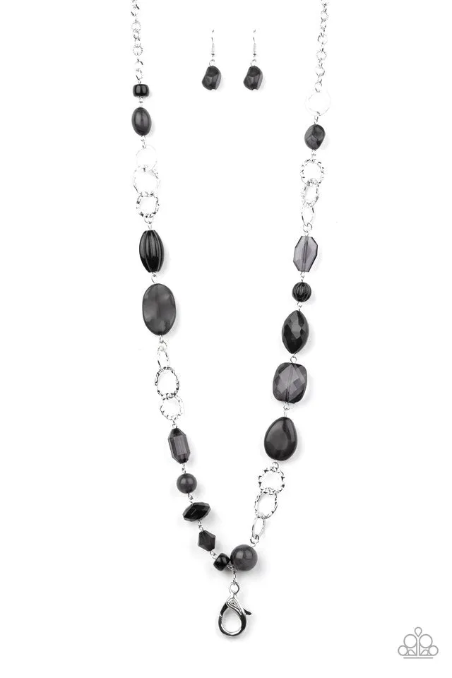 Paparazzi Necklace ~ Prismatic Paradise - Black