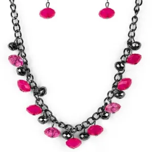 Paparazzi Necklace ~ Runway Rebel - Pink