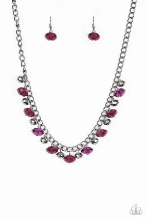 Paparazzi Necklace ~ Runway Rebel - Purple