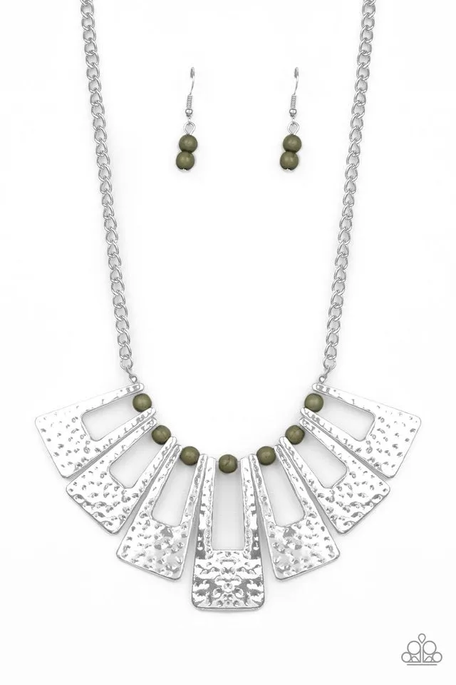 Paparazzi Necklace ~ Terra Takeover - Green