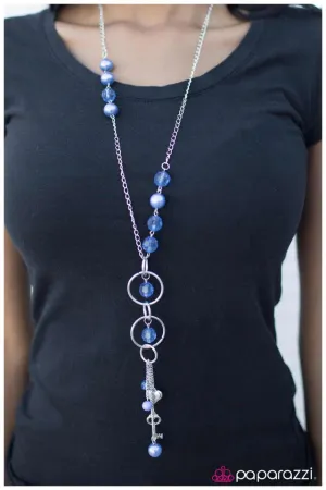 Paparazzi Necklace ~ Whatever Your Heart Desires - Blue