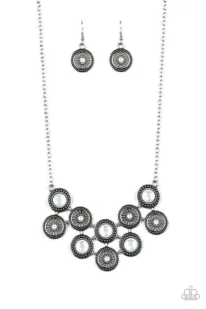 Paparazzi Necklace - Whats Your Star Sign? - White