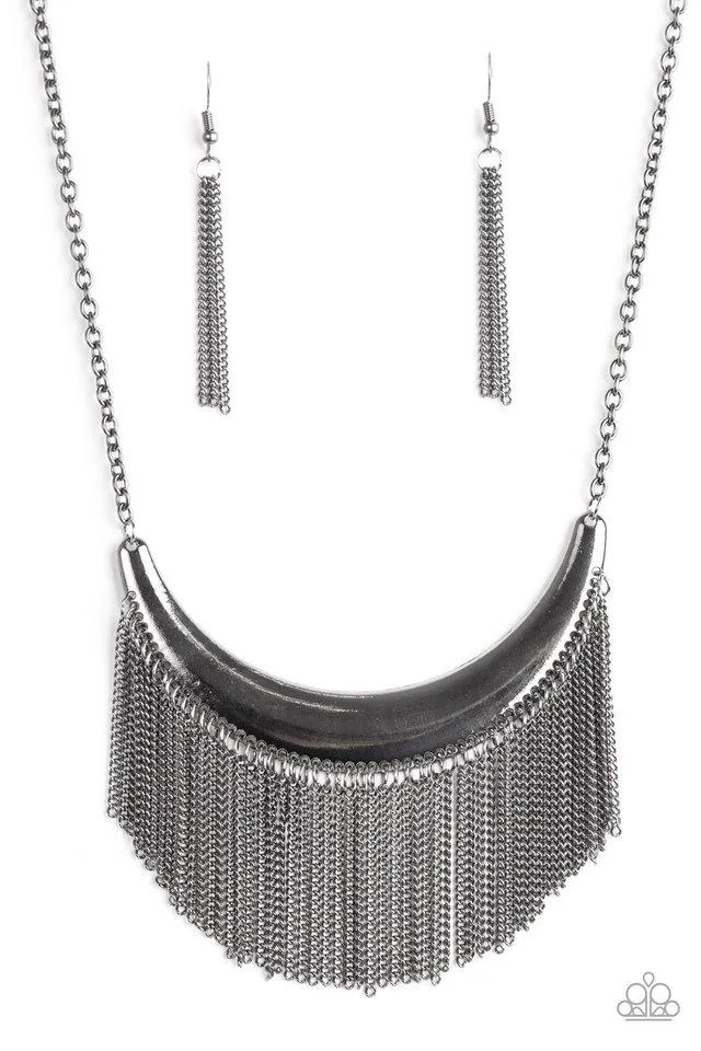 Paparazzi Necklace ~ Zoo Zone - Black