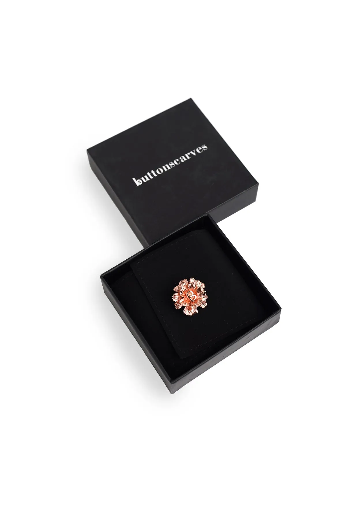 Poppy Little Brooch - Rose Gold