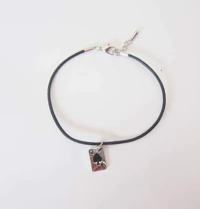 Queen of Spades  Anklet