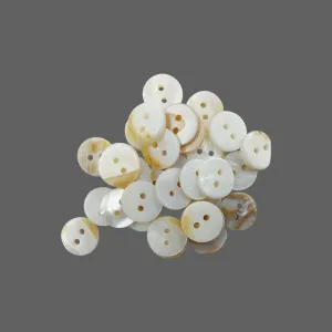 Round Shape Natural Marble Shirt Button