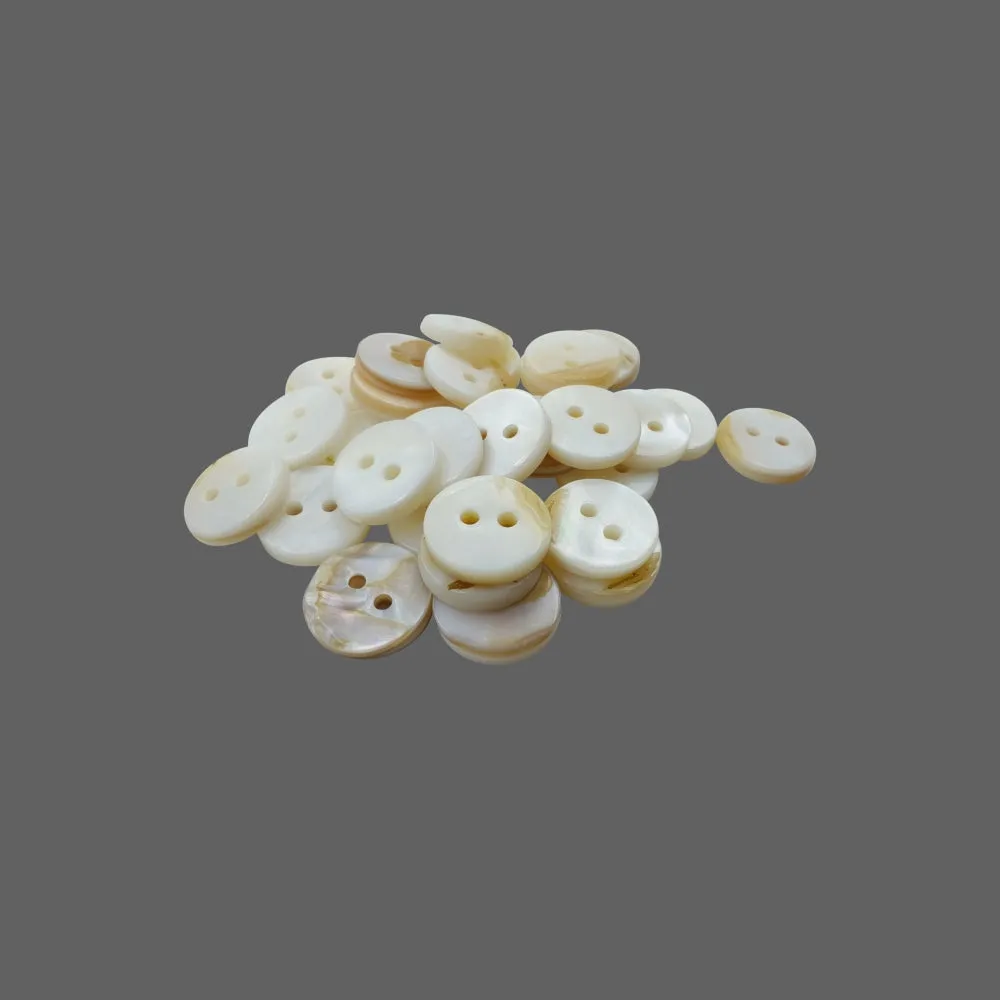 Round Shape Natural Marble Shirt Button