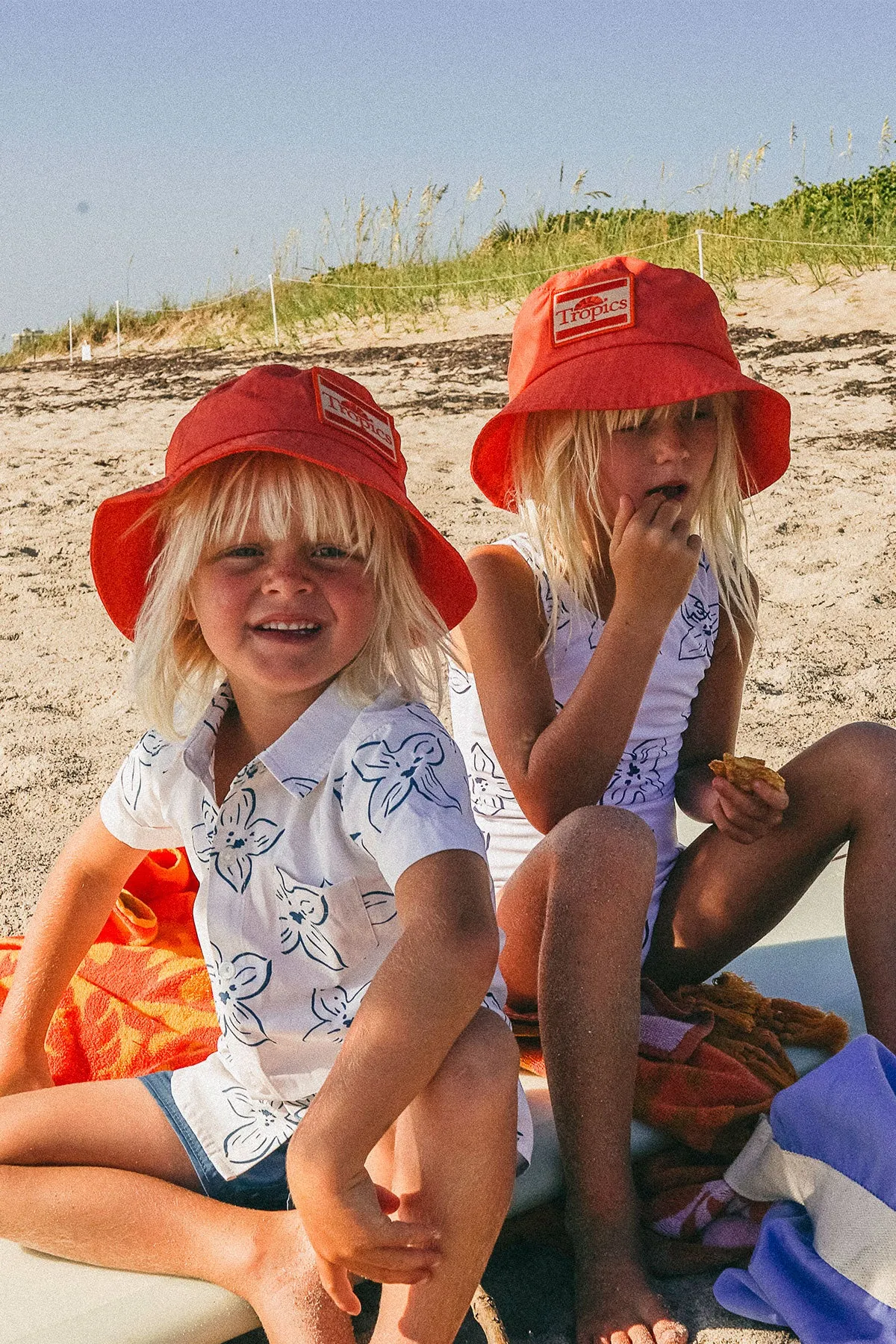 Seaesta Surf x Leah Bradley / Bucket Hat / Tropics Patch