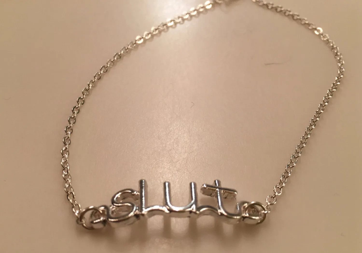 Slut Anklet 9.5 inch