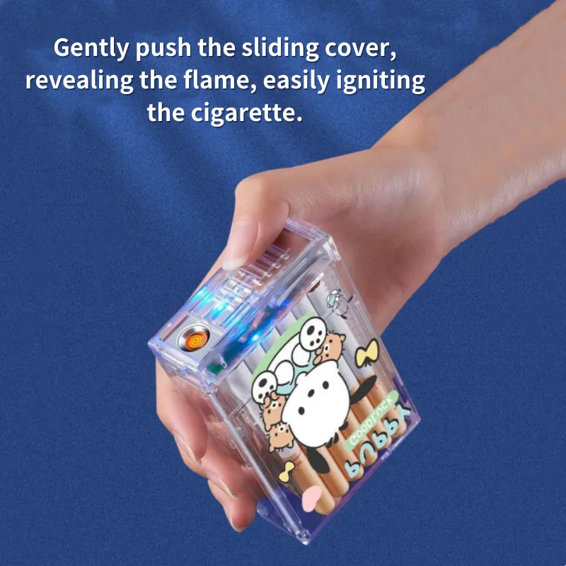 Toleet   Cartoon Lighter Cigarette Case (Regular Style)