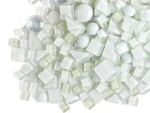 White Crystal Tile Glass Mix